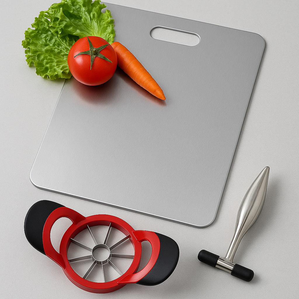 No Slouch Kitchen Pro Combo – 3 in 1 Stainless Essentials